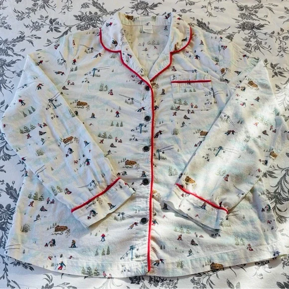 Hearth & Hand Holiday Flannel Pajamas {2pc set x 2} - Picture 7 of 13